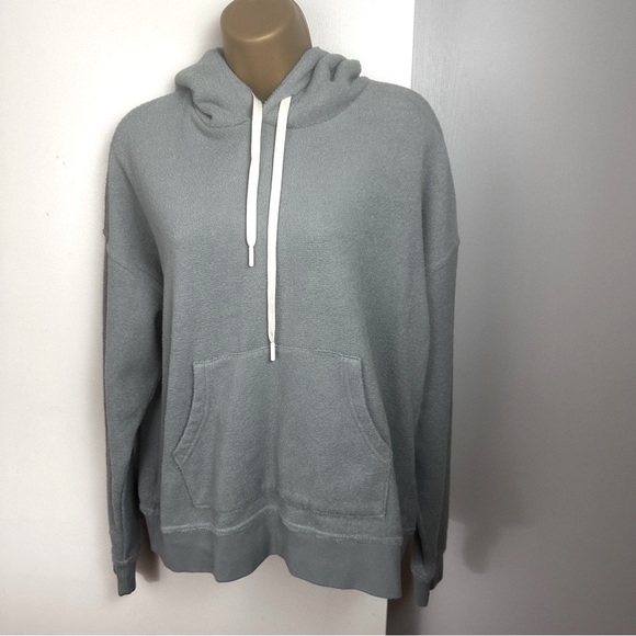 Outerknown Greenish? Hightide Terry Organic Cotton & Rec Polyester Hoodie NWOT M - Picture 1 of 16